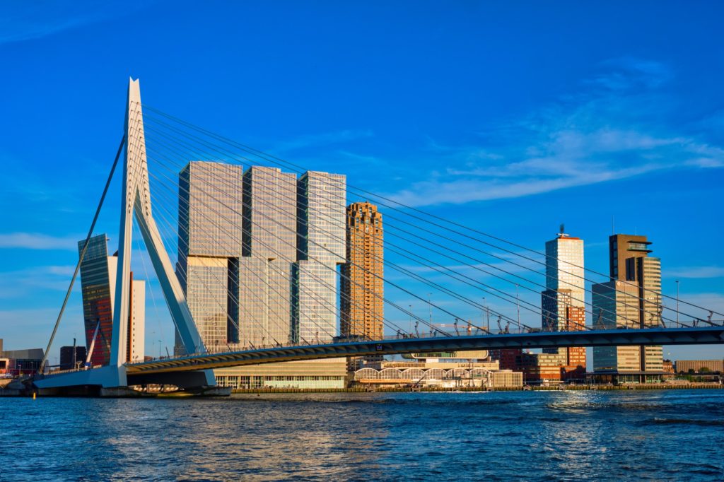 Rotterdam cityscape , Netherlands