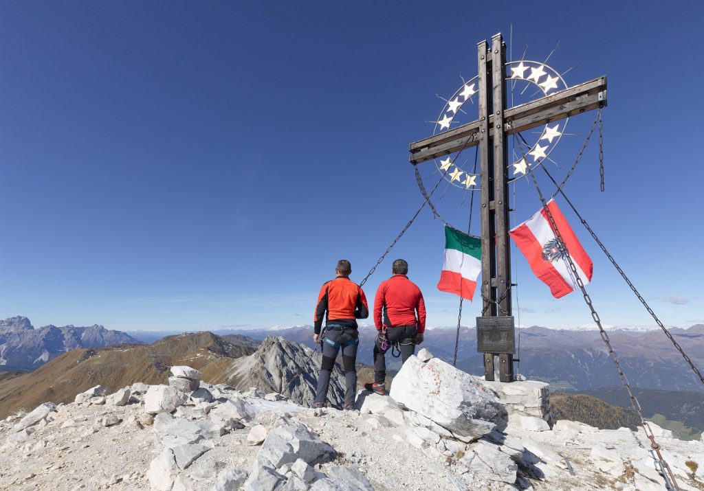 Tourismusverein Sexten Dolomiten ohne Grenzen Kinigat Europakreuz © Moreno Geremetta