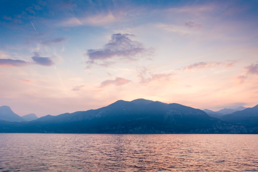 Sunset at Lake Garda
