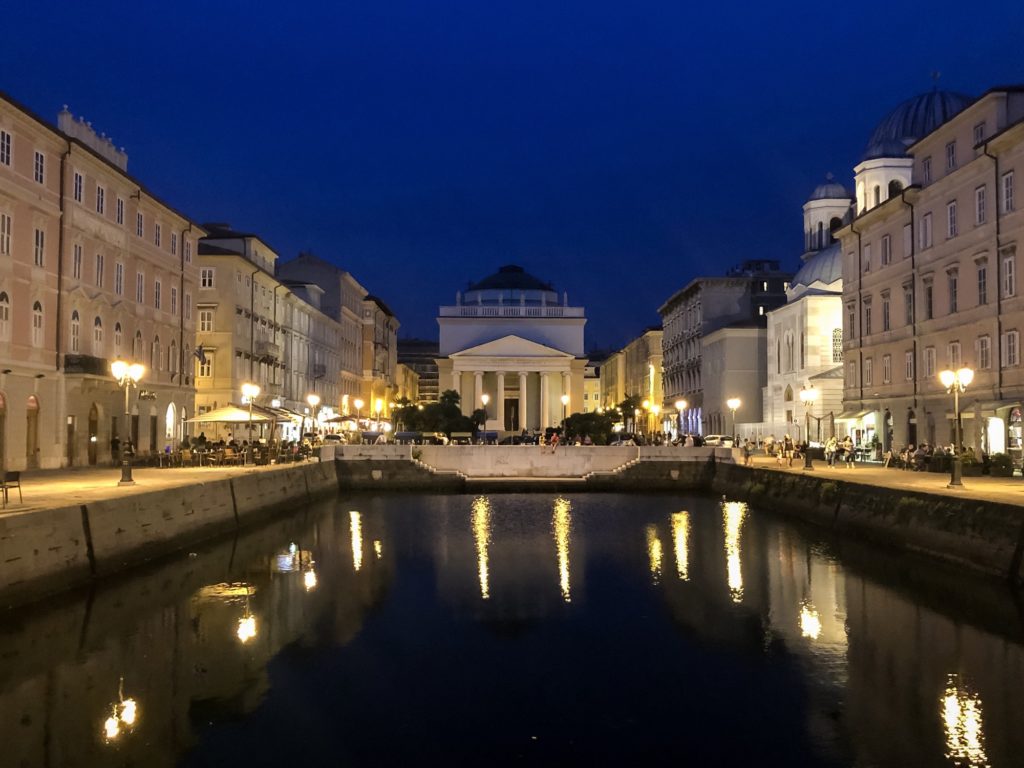 Trieste at night