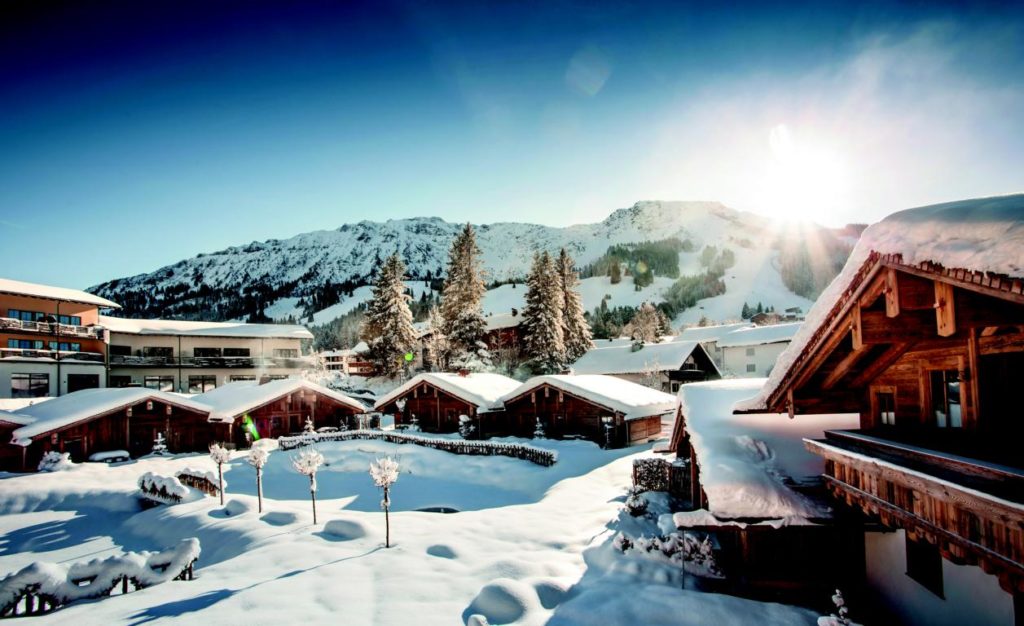 Alpin Chalets Aussenansicht © Panoramahotel Oberjoch GmbH