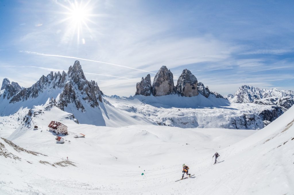 Skitour auf den Sextner Stein an der Drei Zinnen Huette © ALV Sextner Dolomiten Harald Wisthaler