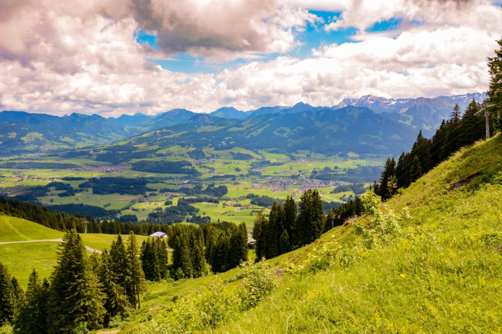 Mountain landscape in the Allgäu