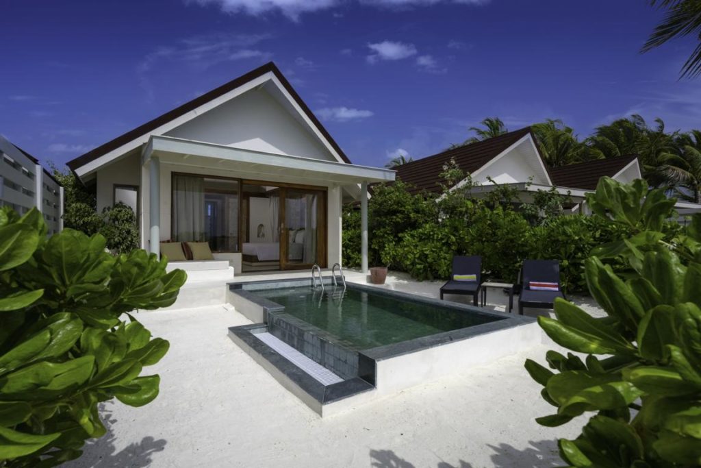 oblu select lobigili sunnest beach pool villa outsidecatmosphere hotels resorts