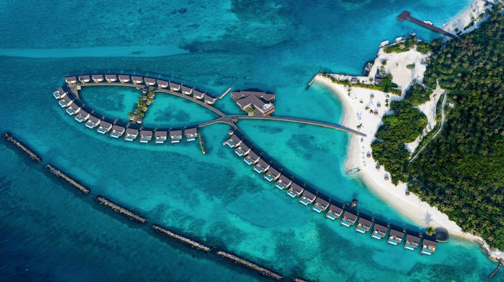 atmosphere kanifushi maldives aerials and generic water villa jetty aerial 02 02 2020