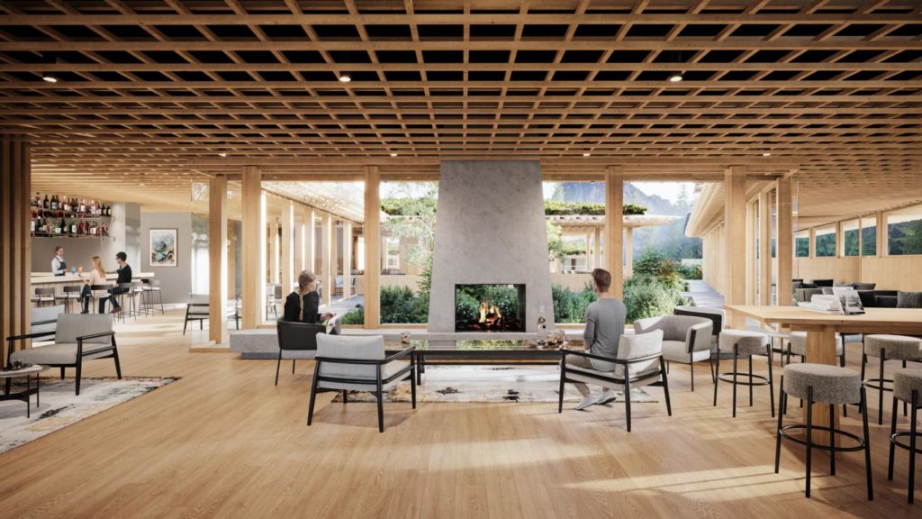 Lounge Holzboden © Sensoria Dolomites Senoner Tammerle Architekten